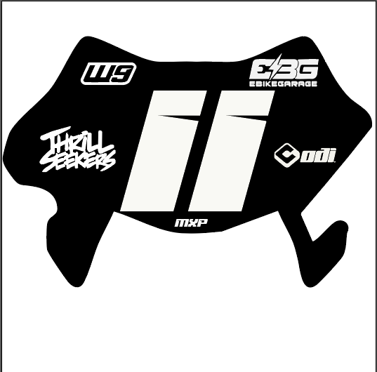 Surron Ultrabee headlight decal